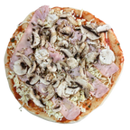 Pizza Jamón y Champiñón