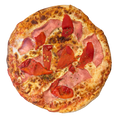 Pizza Jamón y Morrón
