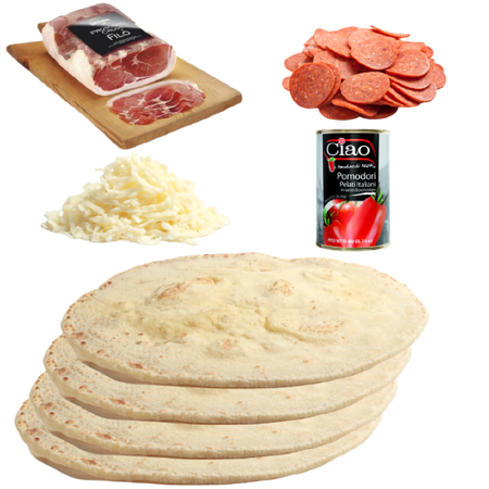 Pack 4 pizzas para Armar