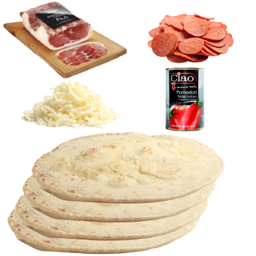 Pack 4 pizzas para Armar